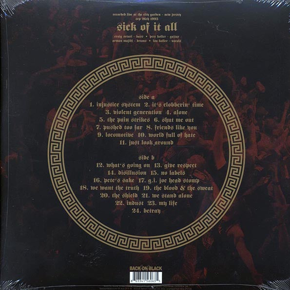 Sick Of It All - Live In A World Full Of Hate (ltd. ed.) (LP)