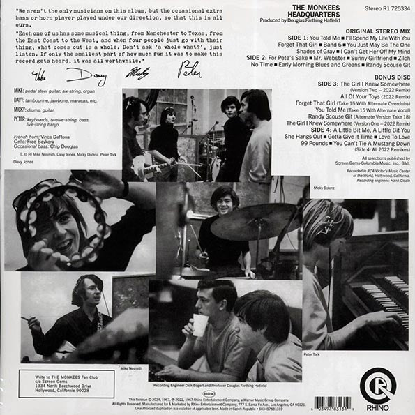 The Monkees - Headquarters (+13 bonus tracks) (ltd. ed.) (LP)