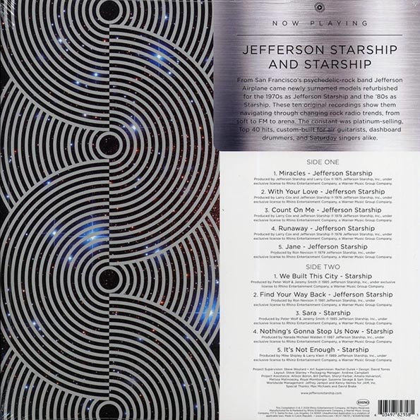 Jefferson Starship & Starship - Now Playing (ltd. ed.) (LP) - PureSound Records