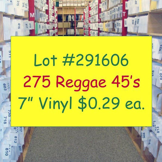 Ini Kamoze, TOK, Sizzla, Buju Banton, Jr. Reid, Sugar Minott, Etc. - Lot #291606: Collection Of 275 7 Inch 45's (7")