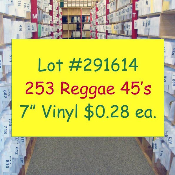 I Wayne, Lady G, Norris Man, Kymani Marley, Jahmali, Etc. - Lot #291614: Collection Of 253 7 Inch 45's (7")