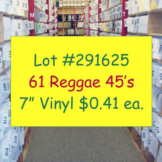 Daville, King David, Luciano, Turbulence, Anthony B, Etc. - Lot #291625: Collection Of 61 7 Inch 45's (7")