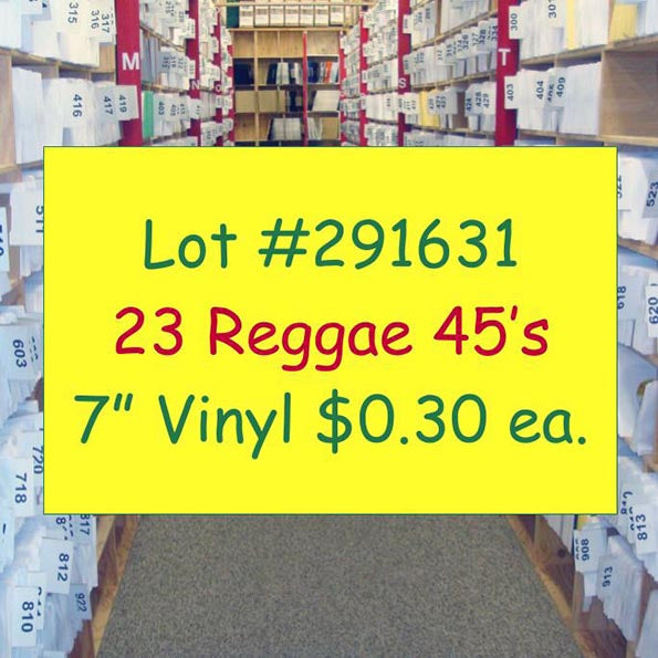 Beenie Man, Bounty Killer, Ricky General, Richie Spice, Seeed, Etc. - Lot #291631: Collection Of 23 7 Inch 45's (7")