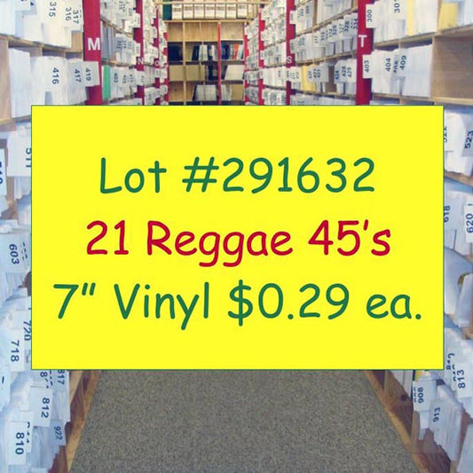 Natural Black, Seeed, Sizzla, Anthony B, Suzanne Couch, Etc. - Lot #291632: Collection Of 21 7 Inch 45's (7")