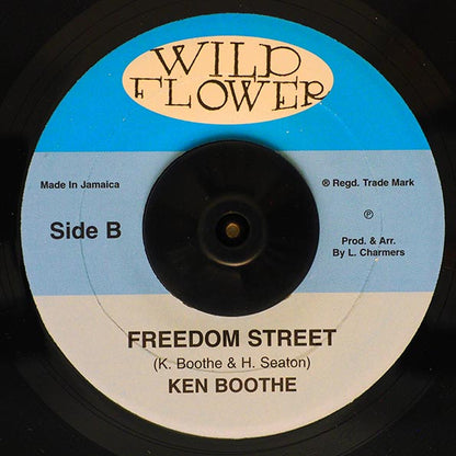 Ken Boothe - Crying Over You  /  Ken Boothe - Freedom Street (7")
