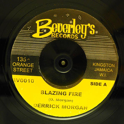 Derrick Morgan - Blazing Fire  /  Version (7")