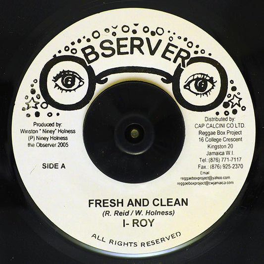 I Roy - Fresh & Clean  /  Version (7")