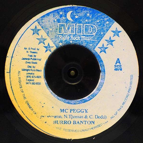 Burro Banton - MC Peggy  /  The Roots Radics - Version (7")