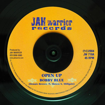 Bobby B Lue - Open Up  /  Jah Warrior - Dub Up (7")