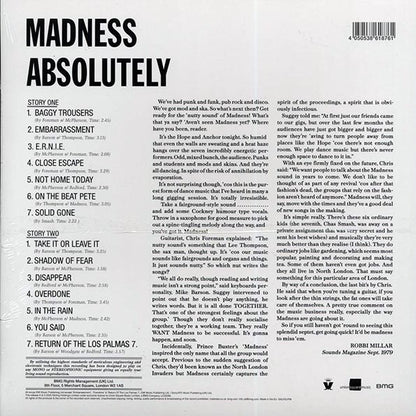 Madness - Absolutely (40th Anniv. Ed.) (180g) (LP) - PureSound Records