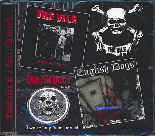 English Dogs, The Vile - Tales From The Asylum + Provocation (CD)