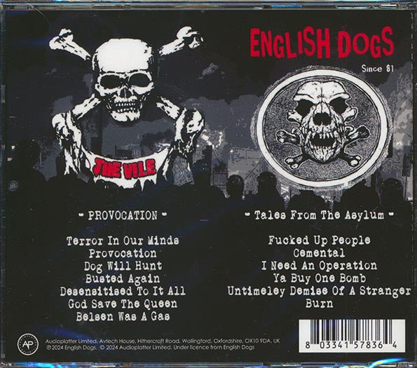English Dogs, The Vile - Tales From The Asylum + Provocation (CD)