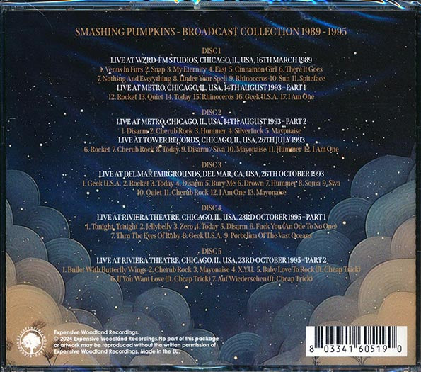 Smashing Pumpkins - The Broadcast Collection 1989-1995 (58 tracks) (CD)