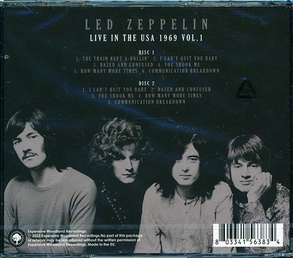 Led Zeppelin - Live In The USA 1969 (CD)