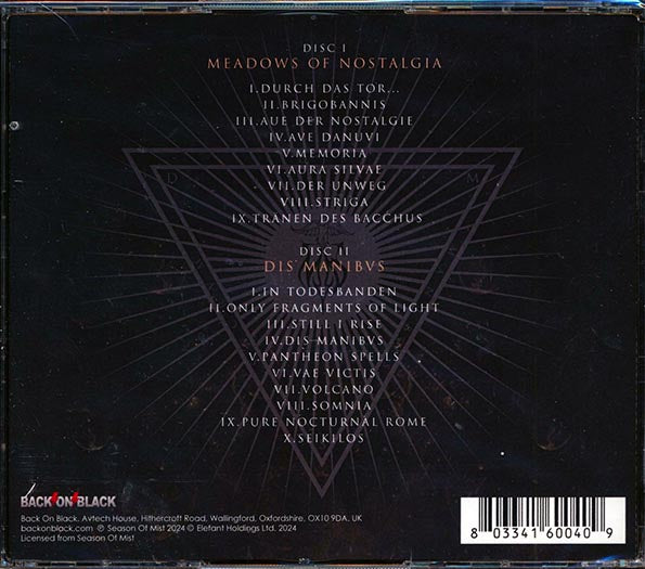 Imperium Dekadenz - Meadows Of Nostalgia + Dis Manibvs (2 albums on 2 CDs) (CD)