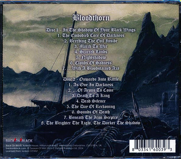 Bloodthorn - In The Shadow Of Dour Black Wings + Onwards Into Battle (2 albums on 2 CDs) (CD)
