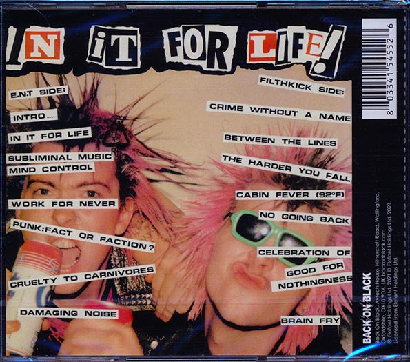 Extreme Noise Terror, Filthkick - In It For Life (CD)