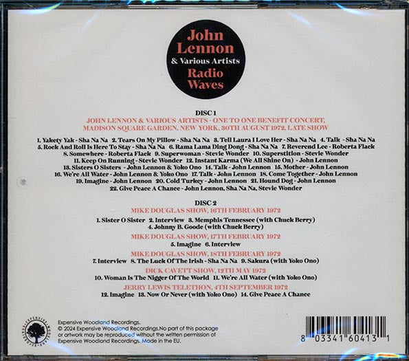 John Lennon, Various - Radio Waves (36 tracks) (CD)