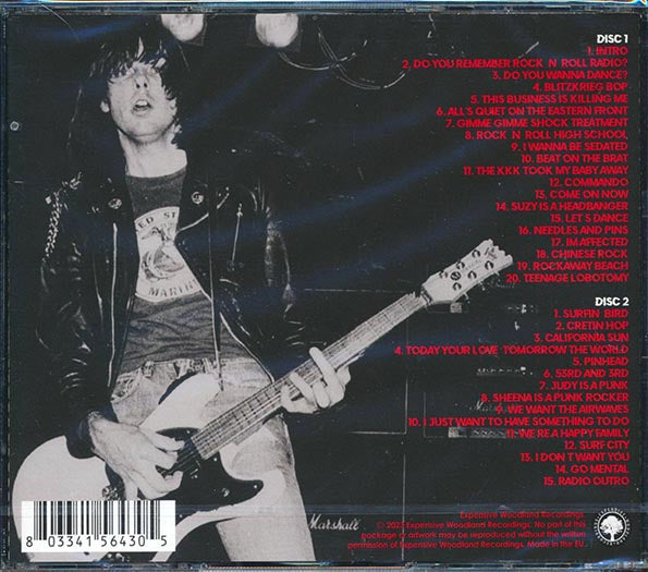 The Ramones - Live Broadcast NY 20 July 1982 (35 tracks) (CD)