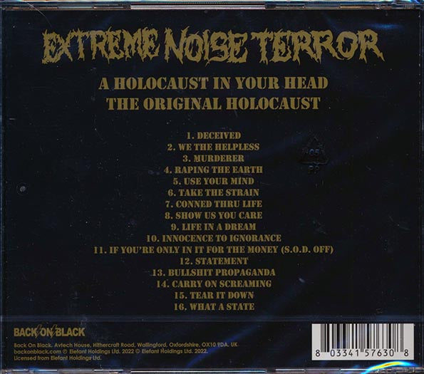 Extreme Noise Terror - The Original Holocaust (CD)