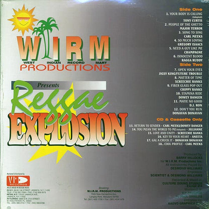 Carl Meeks, Gregory Isaacs, Screechie Ranks, Etc. - Reggae Explosion (LP) - PureSound Records