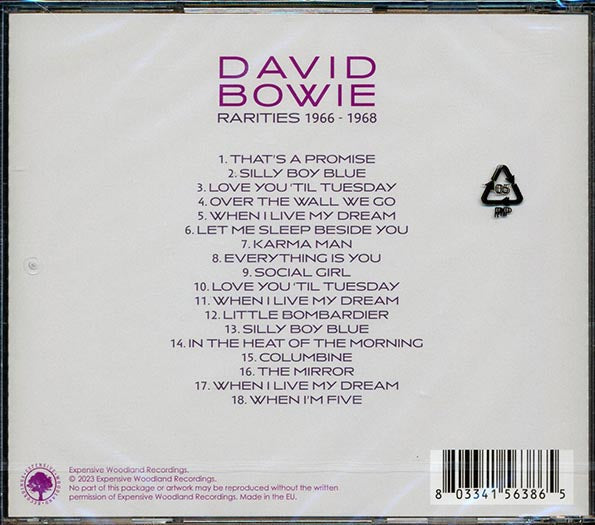 David Bowie - Rarities 1966-1968 (CD)