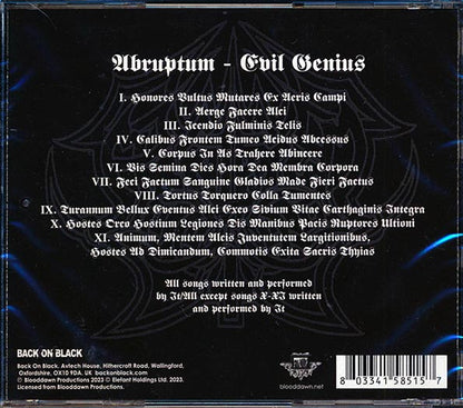 Abruptum - Evil Genius (CD)