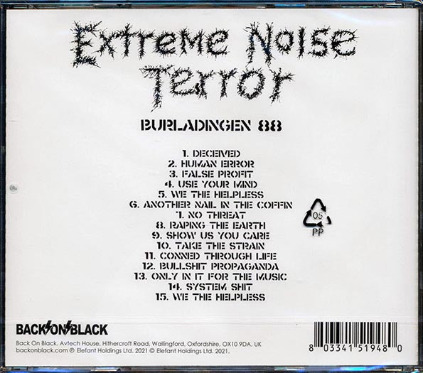 Extreme Noise Terror - Burladingen 88 (CD)