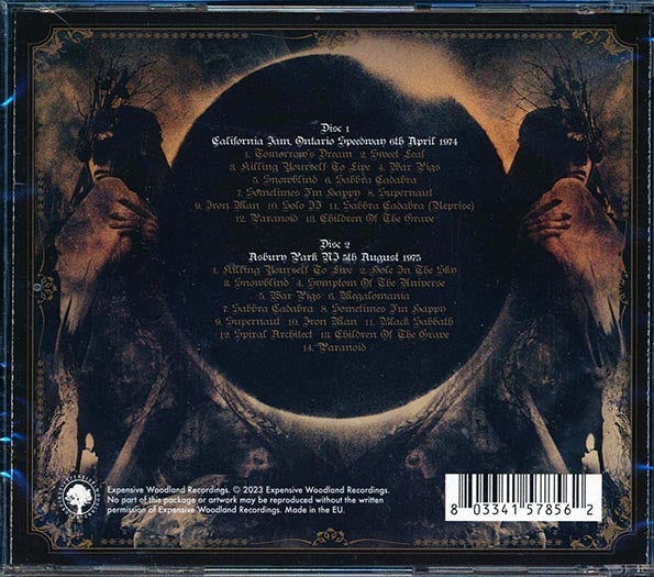 Black Sabbath - Live In The USA 1974 + 1975 (27 tracks) (CD)