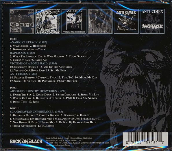 Anti Cimex - Victims Of A Bomb Raid (41 tracks) (CD)