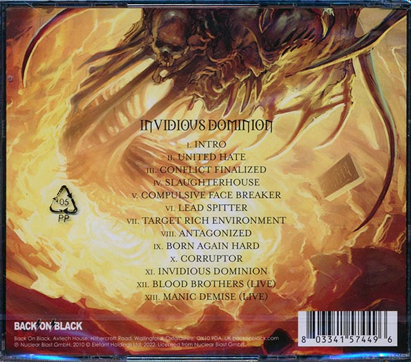 Malevolent Creation - Invidious Dominion (CD)