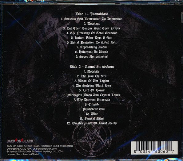 Urgehal - Ikonoclast + Aeons In Sodom (2 albums on 2 CDs) (21 tracks) (CD)