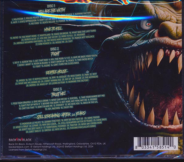 Raw Power - Never Stopped Screaming (93 tracks) (CD)