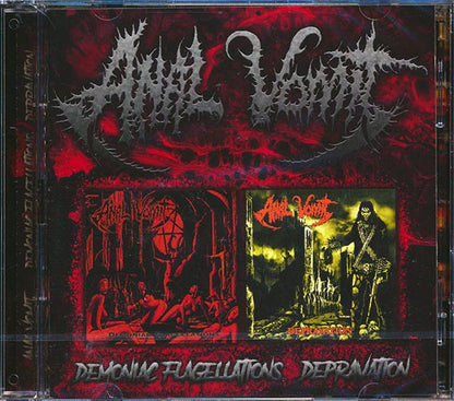 Anal Vomit - Demonic Flagellations + Depravation (2 albums on 2 CDs) (21 tracks) (CD)