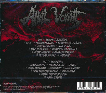 Anal Vomit - Demonic Flagellations + Depravation (2 albums on 2 CDs) (21 tracks) (CD)