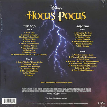 John Debney - Hocus Pocus Original Motion Picture Soundtrack (2xLP) (LP) - PureSound Records