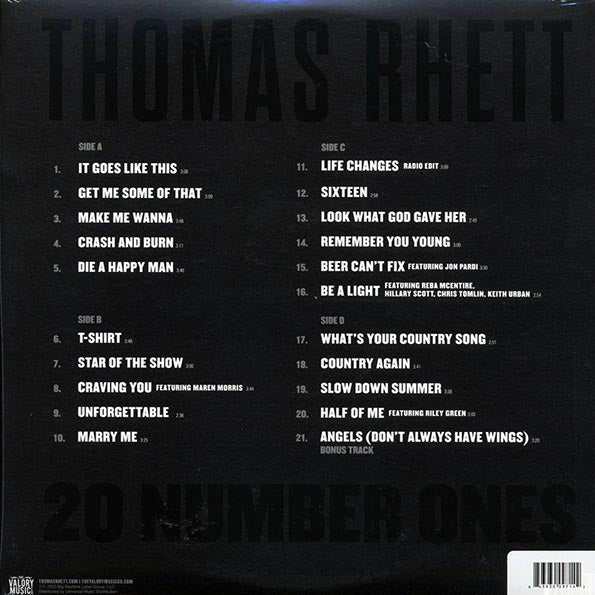Thomas Rhett - 20 Number Ones (ltd. ed.) (2xLP) (LP)