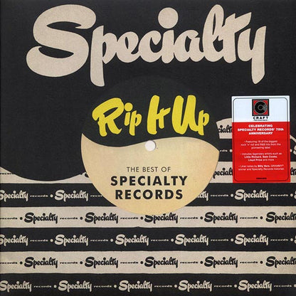 Little Richard, Lloyd Price, Joe Liggins, Roy Milton, Sam Cooke, Etc. - Rip It Up: The Best Of Specialty Records (LP) - PureSound Records