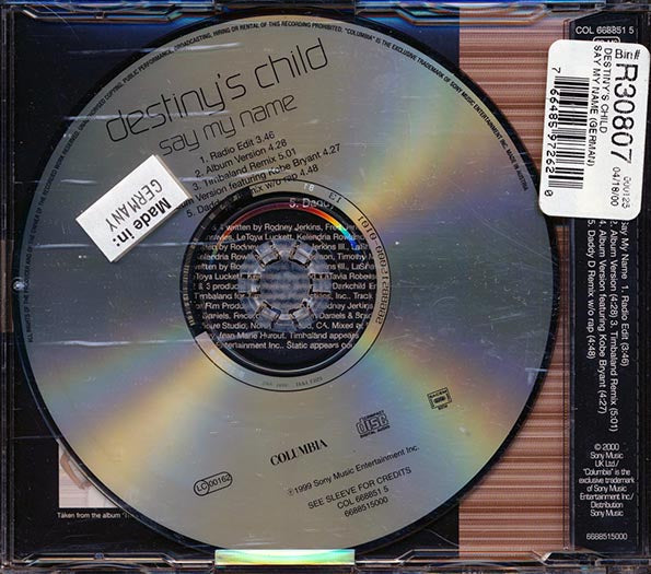 Destiny's Child - Say My Name (CD)
