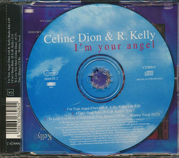 Celine Dion, R Kelly - I'm Your Angel (CD)