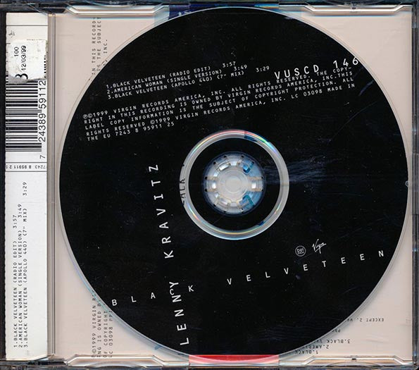 Lenny Kravitz - Black Velveteen (CD)