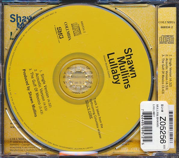 Shawn Mullins - Lullaby (CD)