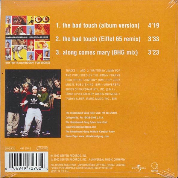 The Bloodhound Gang - The Bad Touch (CD)