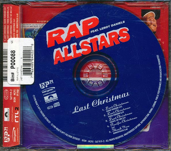 Rap All Stars, Leroy Daniels - Last Christmas (CD)