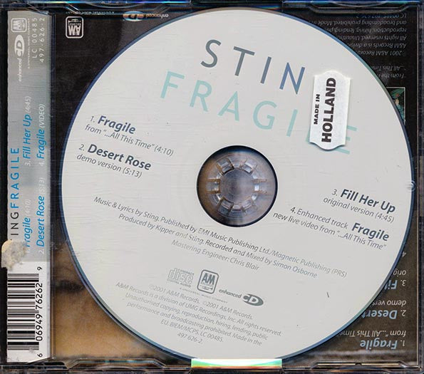 Sting - Fragile (CD)