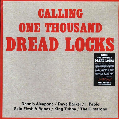 King Tubby, Dennis Alcapone, Dave Barker, Skin, Flesh & Bones, Etc. - Calling One Thousands Dread Locks (LP) - PureSound Records