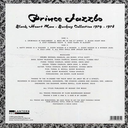 Prince Jazzbo - Black Heart Man: Bushay Collection 1974-1978 (LP)