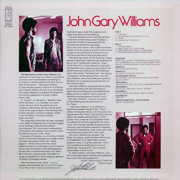 John Gary Williams - John Gary Williams (LP) - PureSound Records