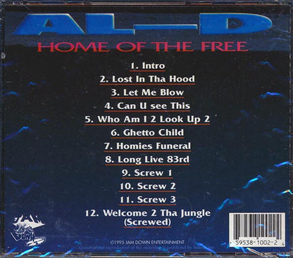Al-D, DJ Screw - Home Of The Free (CD)