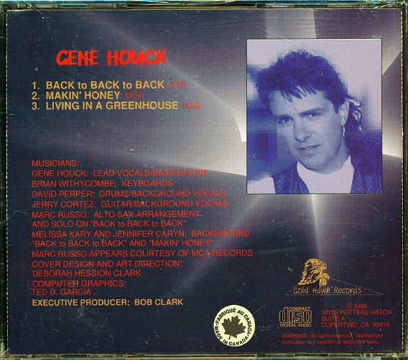 Gene Houck - Back To Back To Back (CD)